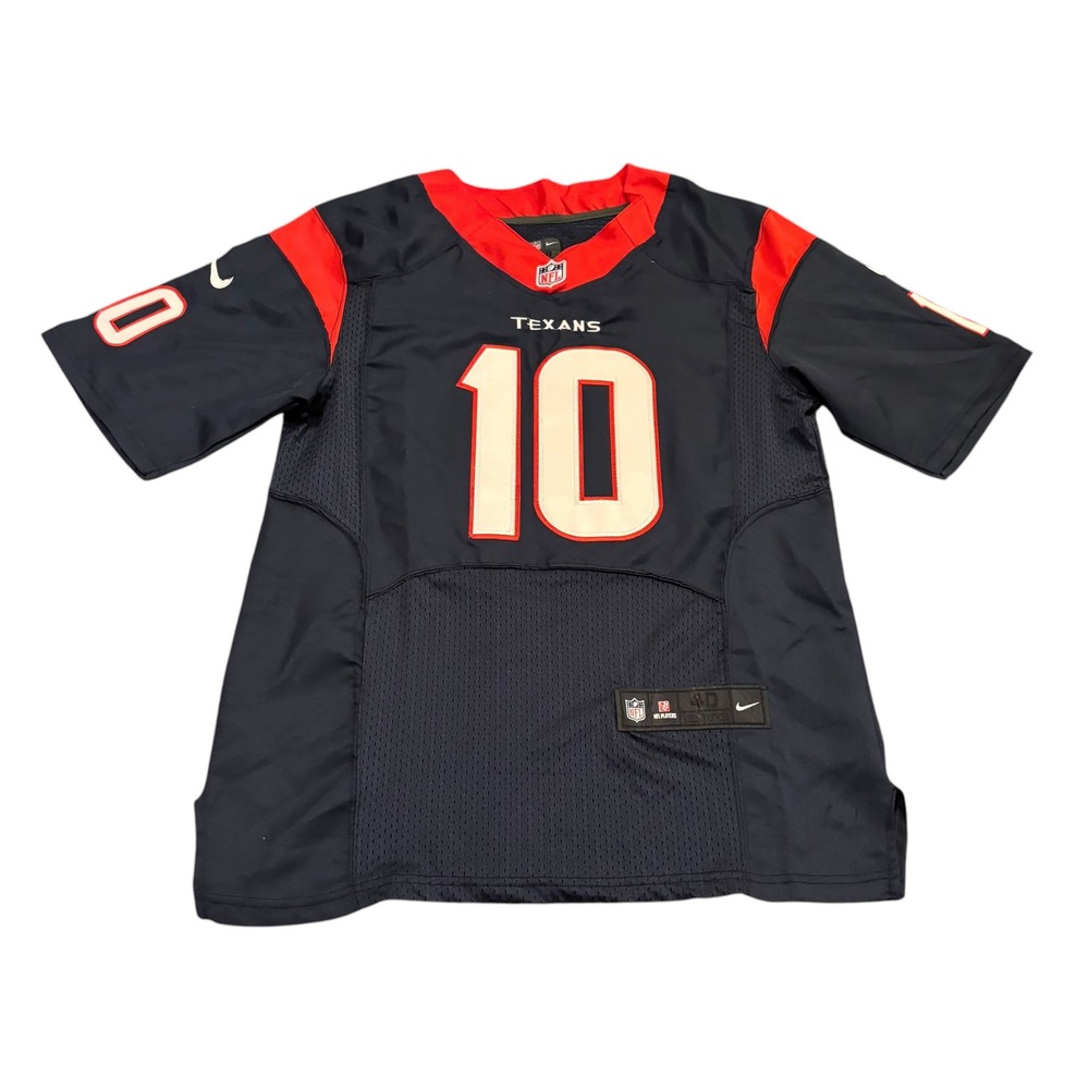 Nike Houston Texans DeAndre Hopkins 10 NFL On Field Jersey Mens 48 Navy Blue